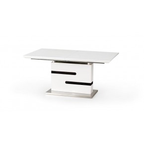 Стол обеденный HALMAR MONACO белый/серый 160-220/90